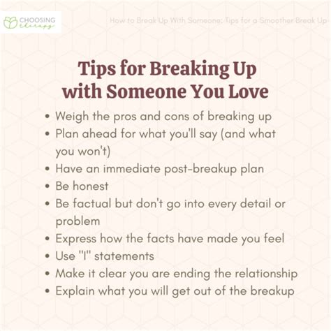 how to break up with someone youre dating